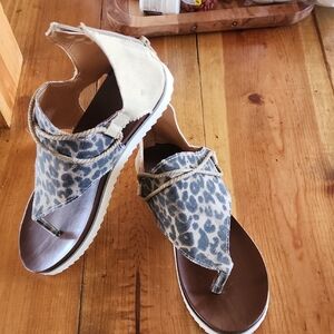 Leopard Print Women's Sandals
